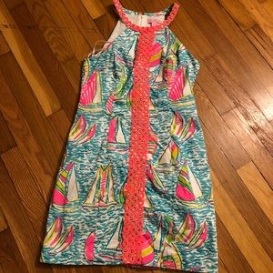Lilly Pulitzer shift dress size 2- You Gotta Regatta Sailboat Dress